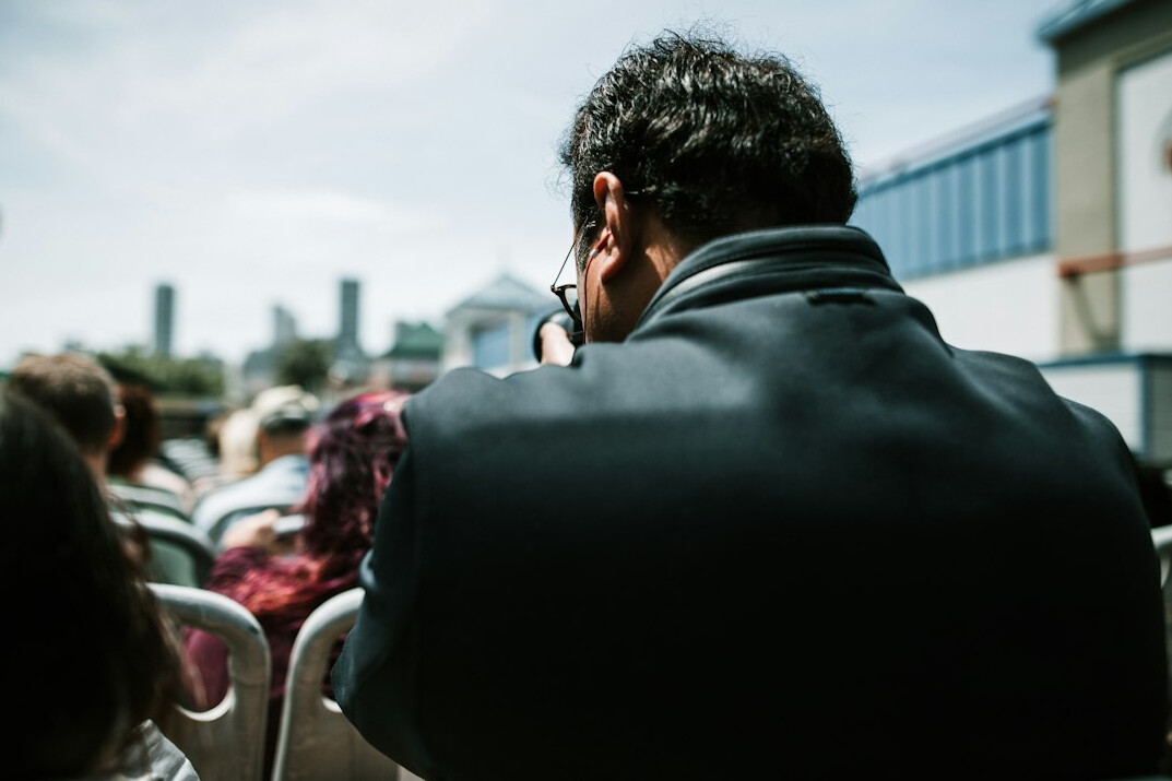 person facing fear in public speaking
